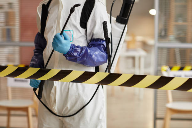 Professional Biohazard Cleanup technician working in Alexandria, NE